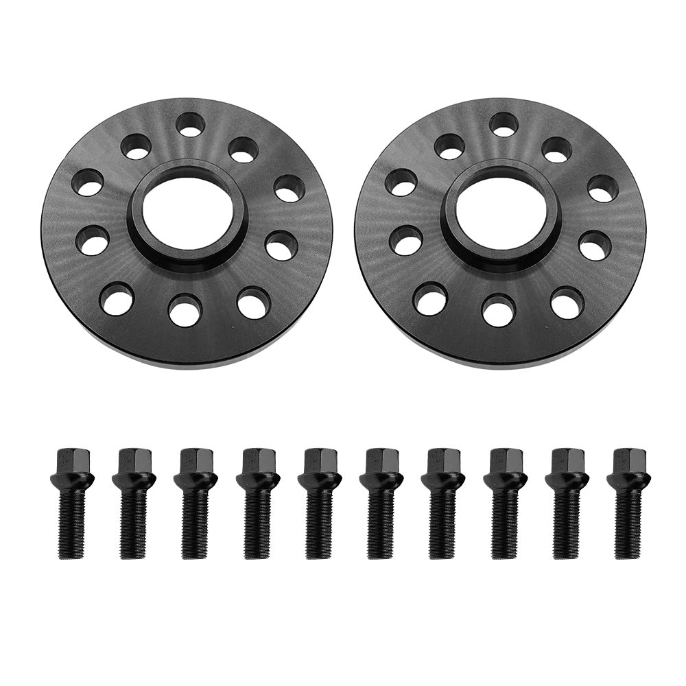 2x 15mm Hubcentric Wheel Spacers 5x112 Suitable For VW Golf GTI / R / R32 MK4-MK7