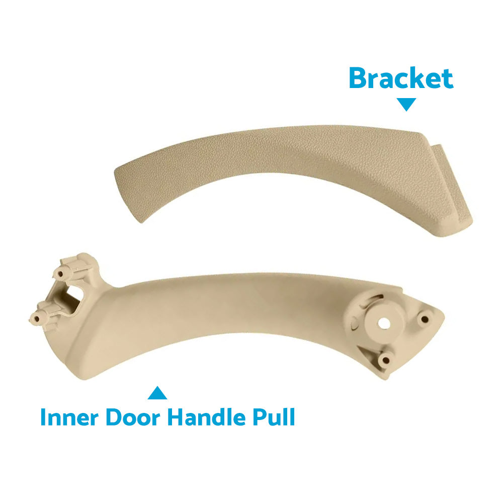 Left Inner Door Panel Handle Pull Beige Suitable For BMW E90 3 Series 320i Sedan