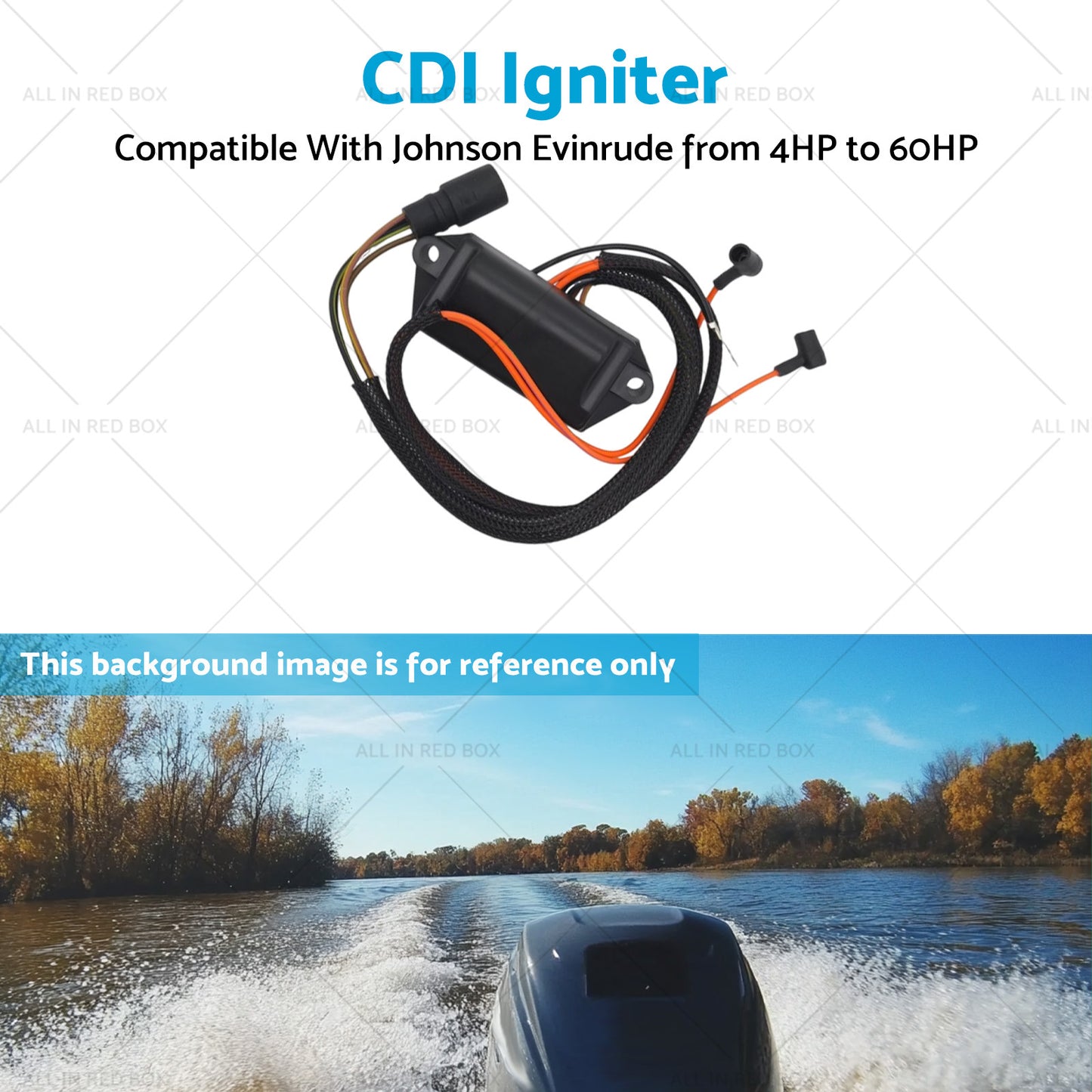 CDI Igniter Suitable For Johnson Evinrude 15HP 20HP 25HP 1985-1988 586697
