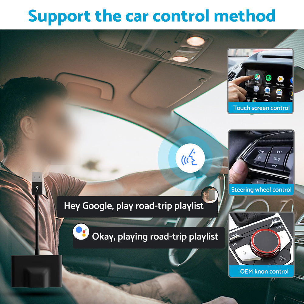 Wireless CarPlay Adapter Suitable For Android & Most Vehicles with CarPlay Auto