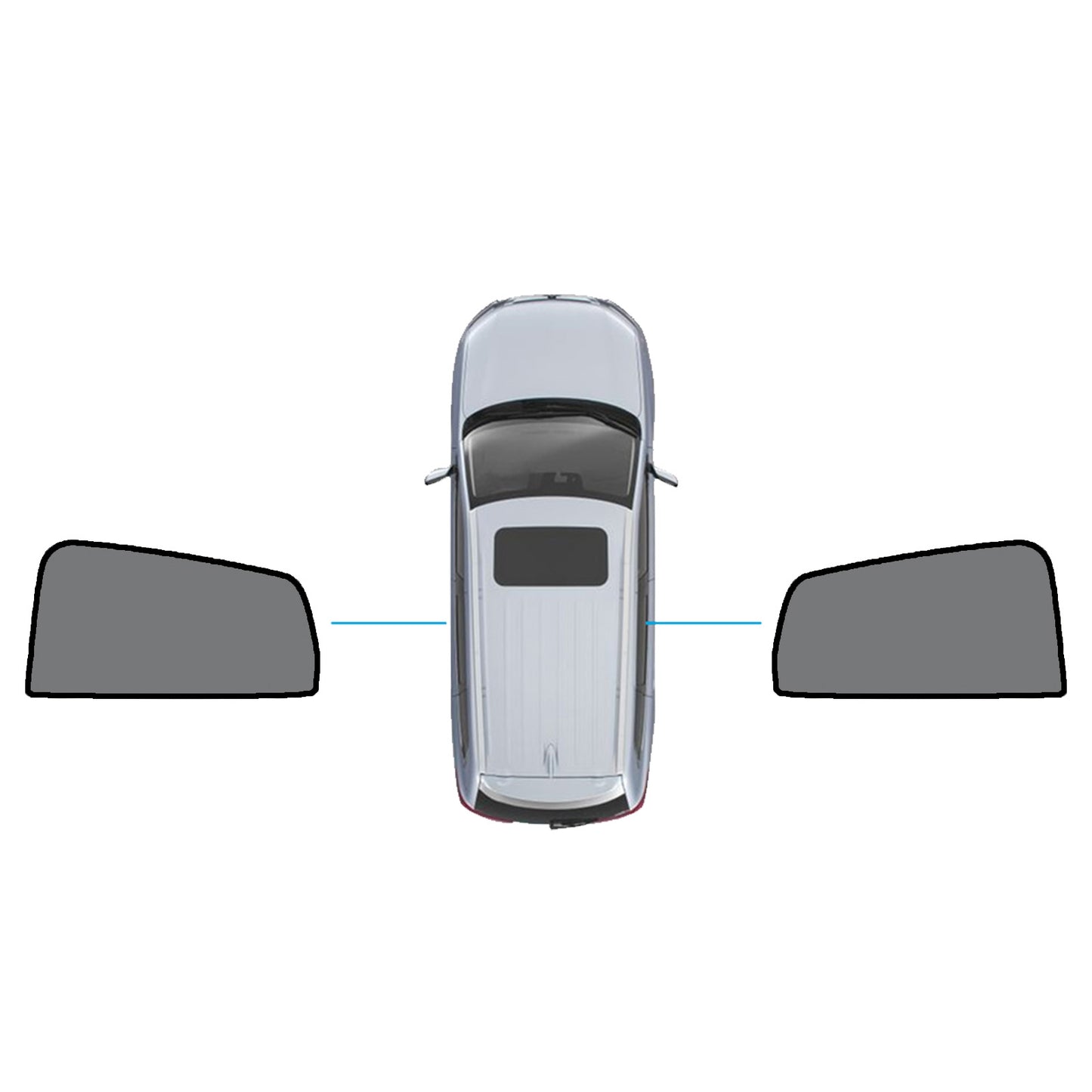 {{ Window Sun Shades Magnetic Mesh Accessories Suitable for Mercedes-Benz GLA 20-On }} - Buy Car Parts Online at {{ Kaka Auto Parts }}.