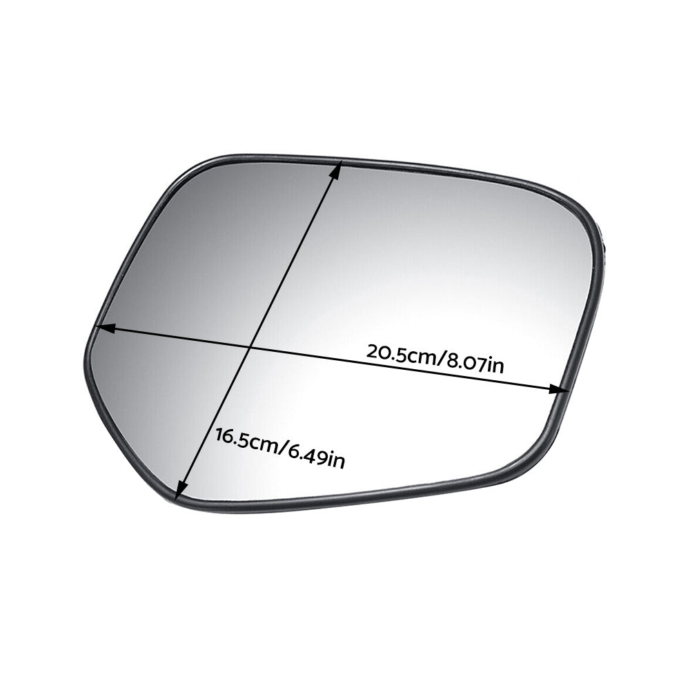 Front Right Side Mirror Glass with Back Plate Suitable For Mitsubishi Triton 2006–2015