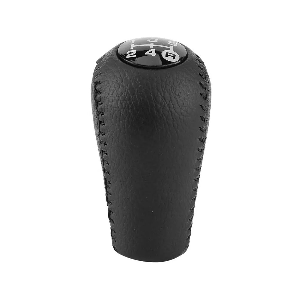 Black Leather Manual Gear Knob Set Suitable For Toyota 4Runner Hilux Land Cruiser Prado