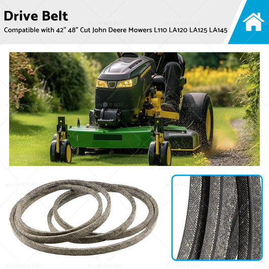 {{ Drive Belt Suitable For 42 inch  48 inch  Cut John Deere Mowers L110 LA120 LA125 LA145 }} - Buy Car Parts Online at {{ Kaka Auto Parts }}.