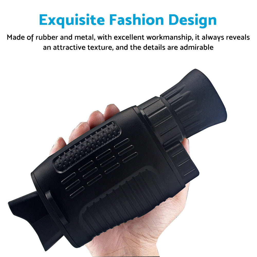 IR Night Vision Monocular 5X Zoom Telescope Digital Camera Hunting HD Video 1080