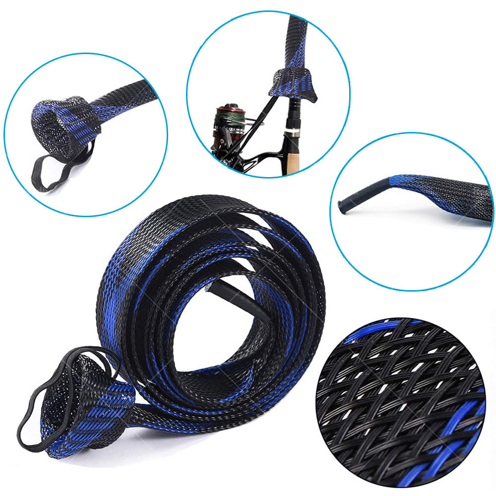 {{ 5Pcs 190cm Fishing Rod Cover Rod Sleeve Rod Sock Pole Glove Protector Tools }} - Buy Car Parts Online at {{ Kaka Auto Parts }}.