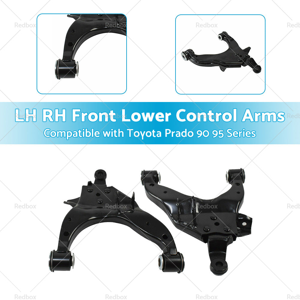 {{ LH RH Front Lower Control Arm Suitable for Toyota Prado KZJ95 RZJ95 VZJ95 96-02 }} - Buy Car Parts Online at {{ Kaka Auto Parts }}.