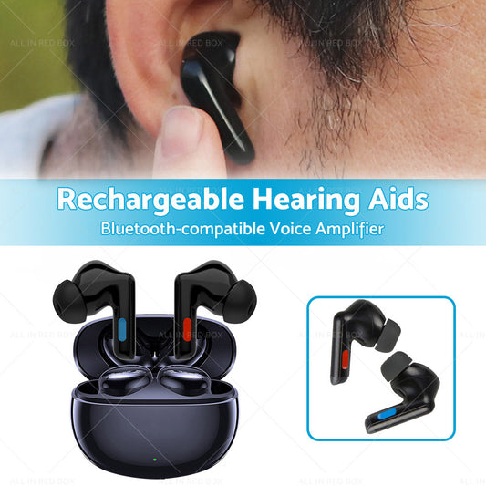 Bluetooth Pair of Rechargeable Hearing Aid Bluetooth-compatible Voice Amplifier