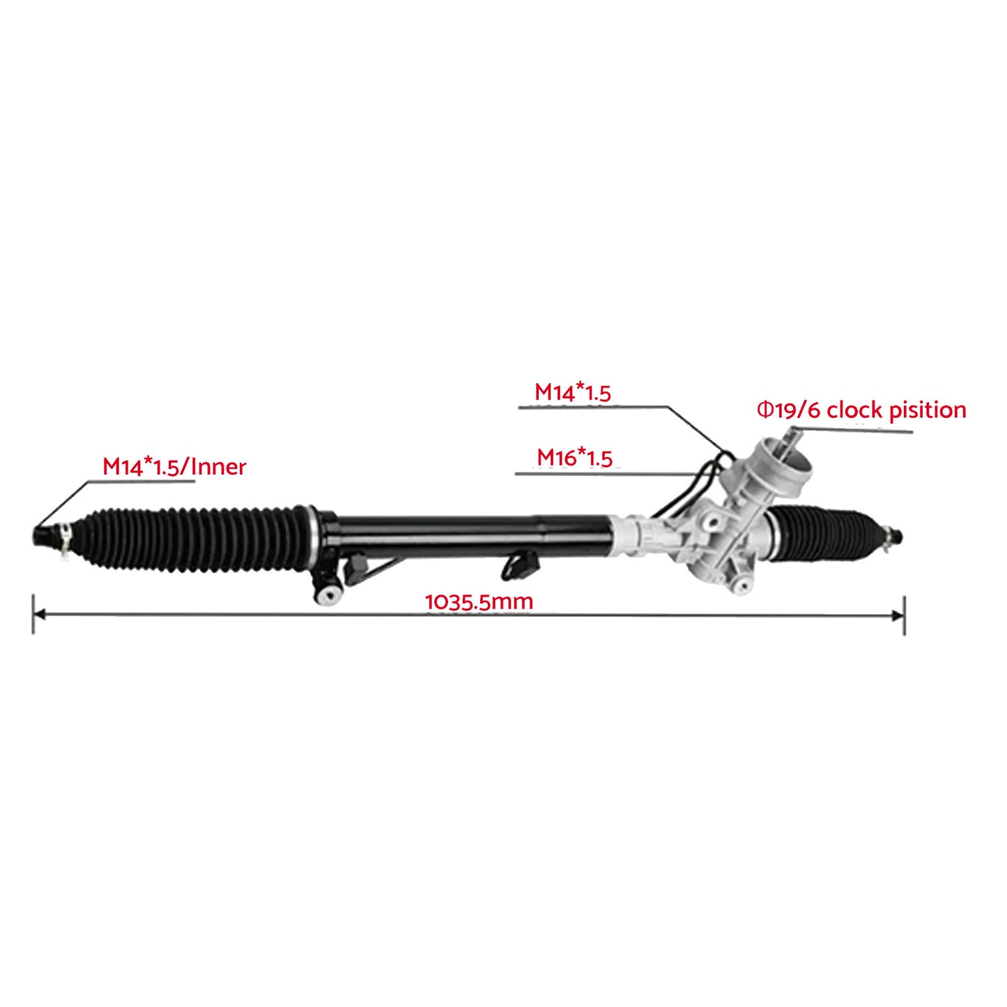 Power Steering Rack Suitable for Ford Territory 2004-16 SZ SX SY RWD AWD 4.0 2.7