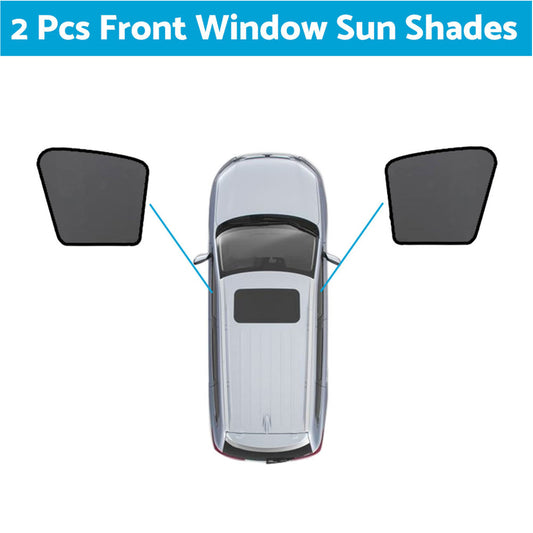 Magnetic Mesh Sun Blind Shades Suitable for Audi Q5 8R 2009–2016 On Front Rear