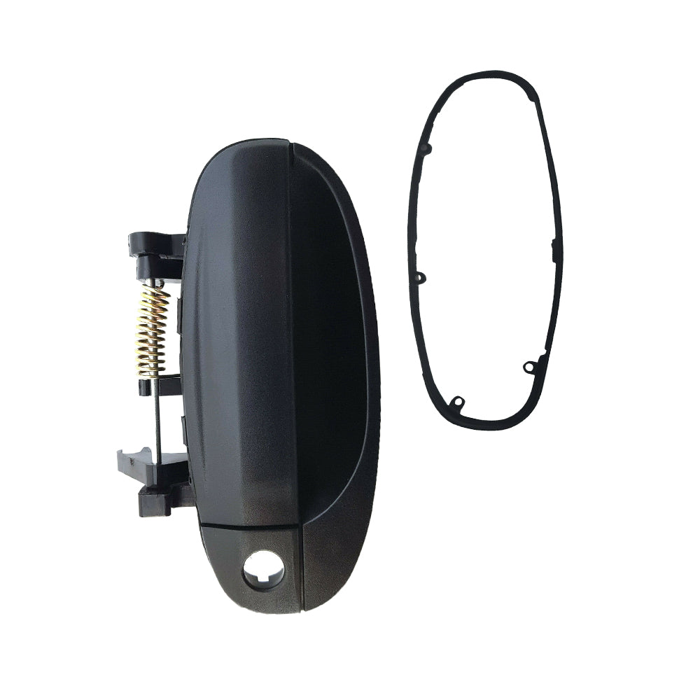 Front Outer Right Hand Door Handle Black Suitable For Holden Barina TK Hatch 2005-2011