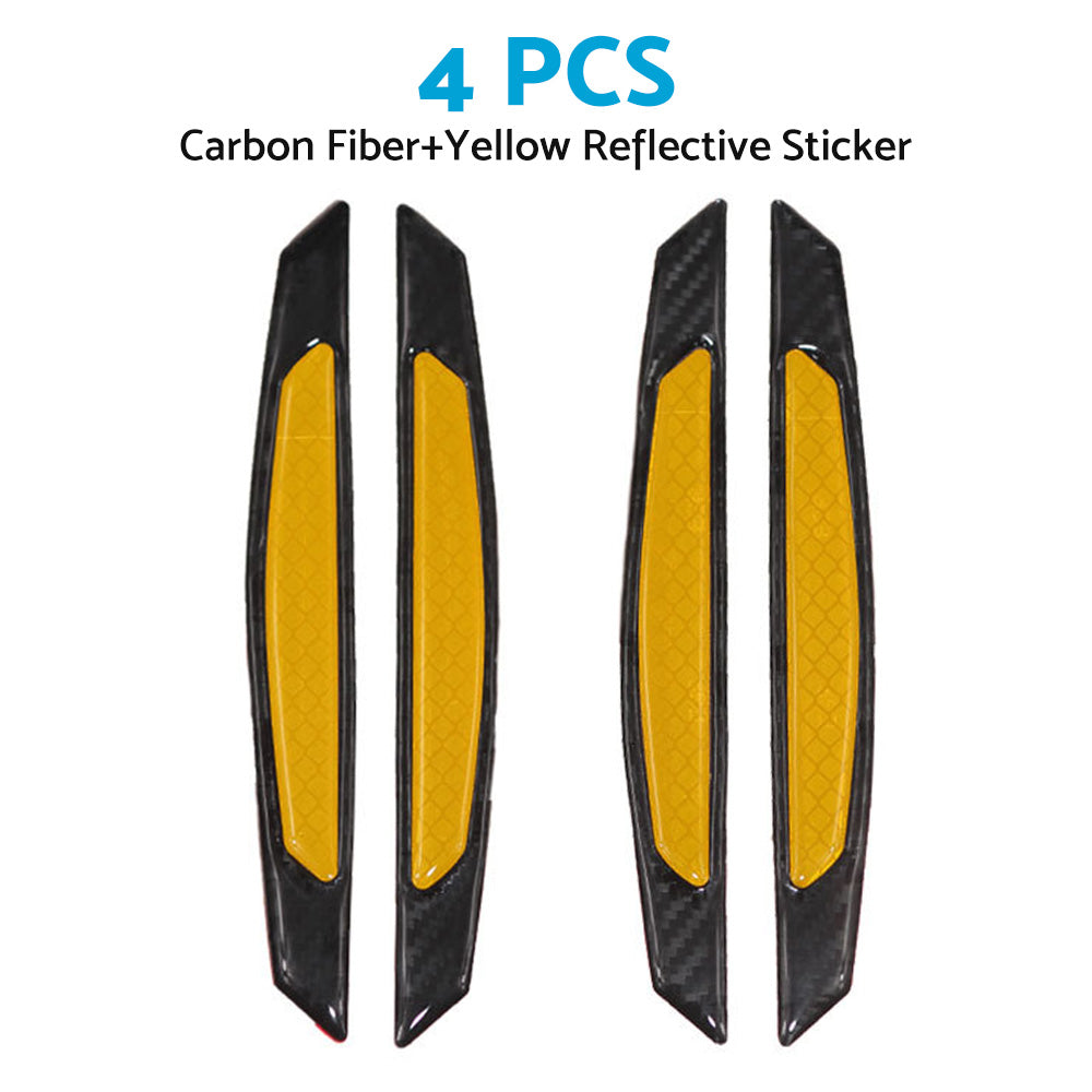 {{ Reflective Carbon Fiber Car Door Edge Guard Bump Protector Sticker Universal }} - Buy Car Parts Online at {{ Kaka Auto Parts }}.