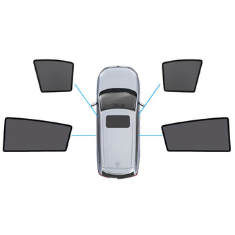 compare product Magnetic Sun Shades Suitable For Nissan Tiida 2004-2010 C11 Hatch Front Windows