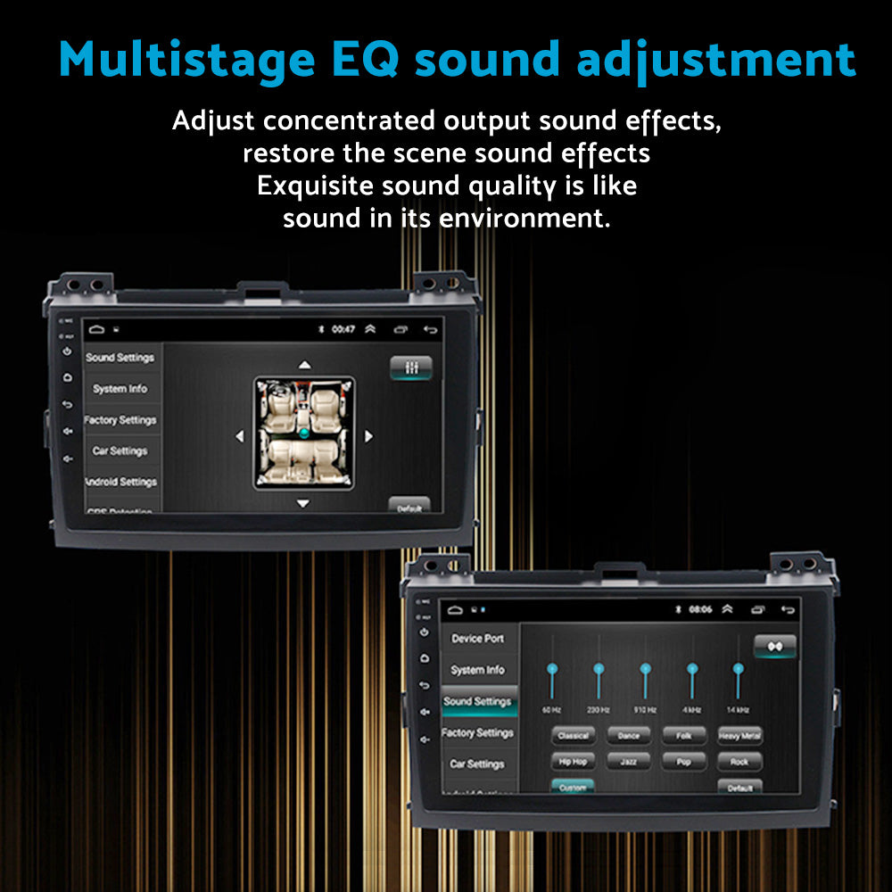 32GB Android 11 Carplay Radio Stereo GPS Navi DSP Suitable For Toyota Prado 120