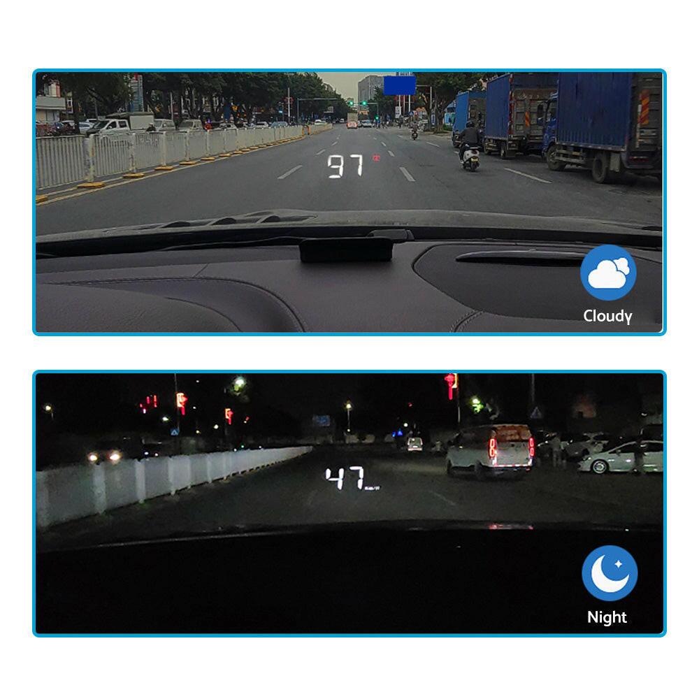 Universal Car Head Up Display GPS Speedometer Digital Speed Warning OBD2