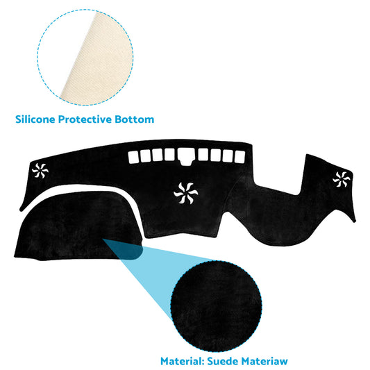 Non-Slip Dash Mat Dashboard Cover Suitable For Hyundai Santa Fe 2018-2023