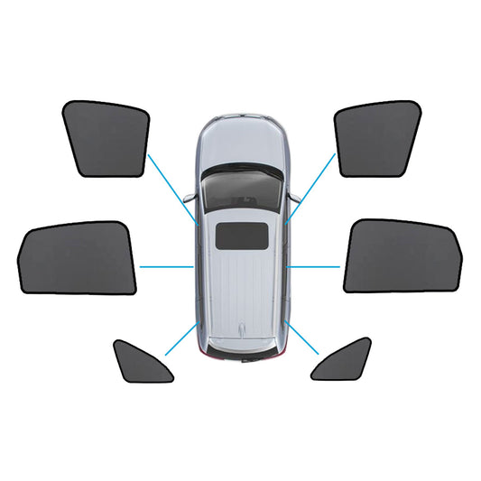 {{ Magnetic Mesh Sun Blind Shades Suitable for Audi Q5 8R 2009–2016 On Front Rear }} - Buy Car Parts Online at {{ Kaka Auto Parts }}.