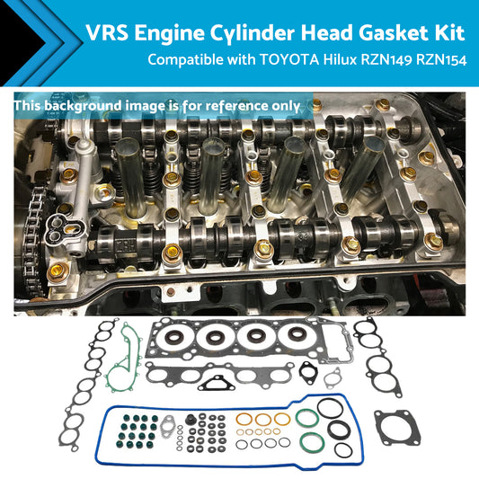 VRS Cylinder Head Gasket Set Kit Suitable for Hilux RZN149 RZN154 97-05 3RZ-FE