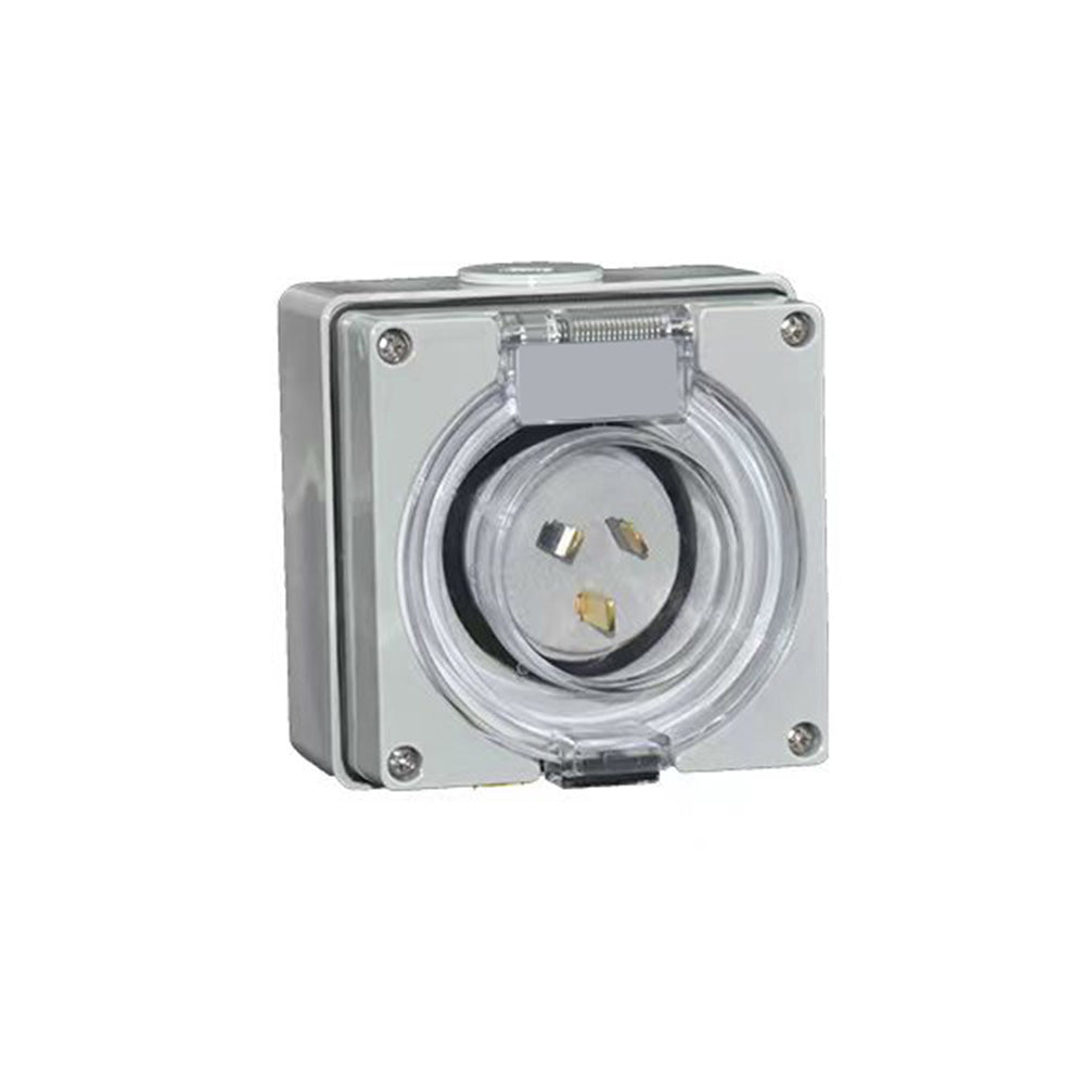 15A 3 Pin Power Inlet Suitable For Caravan Motor Home RV 250V Electrical Socket