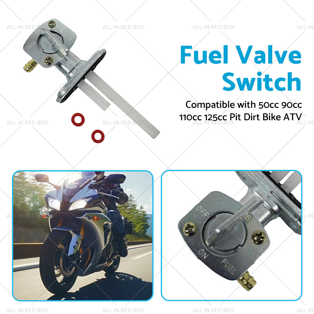 {{ Fuel Tap Switch Tank Petcock Suitable For 50cc 90cc 110cc 125cc Pit Dirt Bike }} - Buy Car Parts Online at {{ Kaka Auto Parts }}.