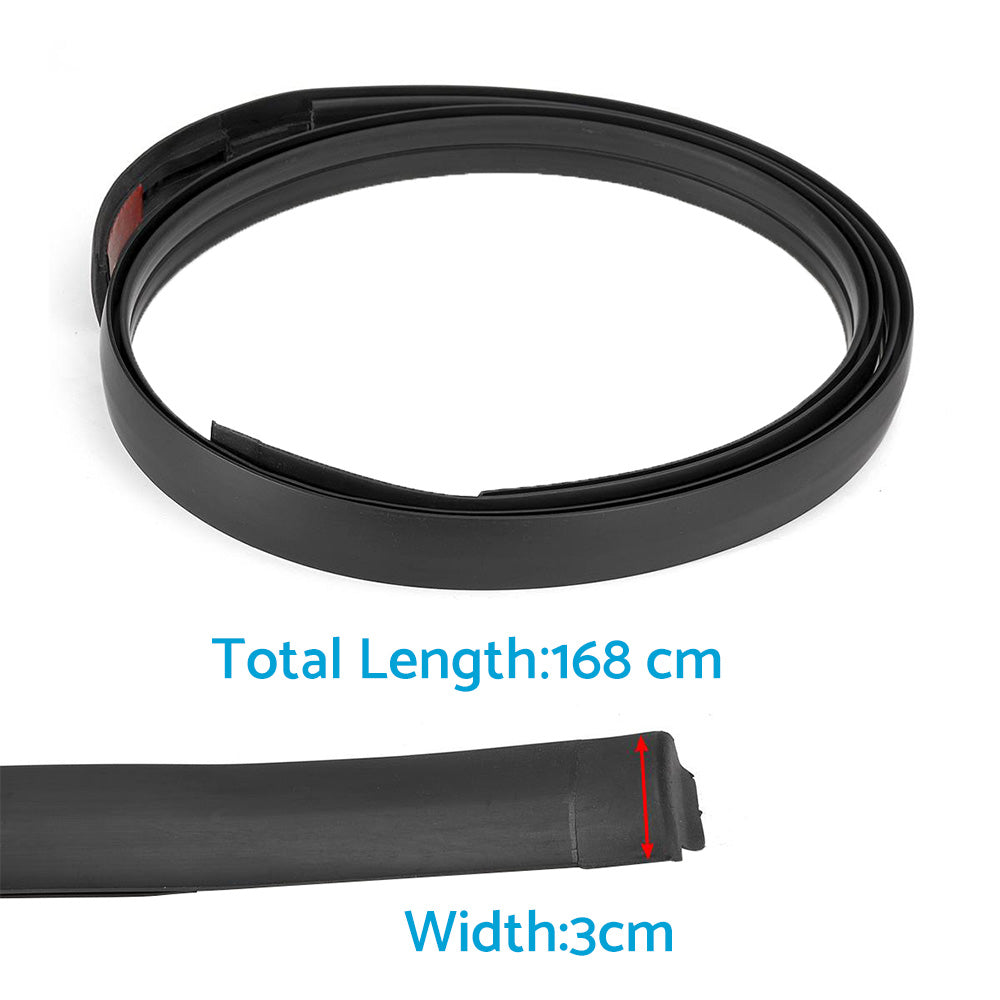 Pair LH & RH Dual Cab Roof Moulding Rubber Strip Suitable For Toyota Hilux 2005-2015