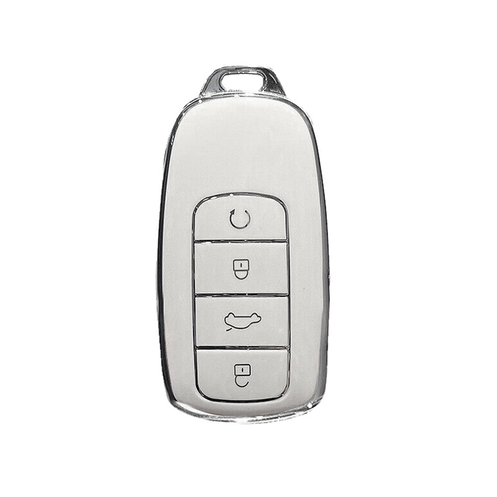 Car Remote Key Fob Case Cover TPU White Suitable For Chery Omoda 5