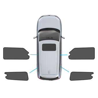 compare product 4x Car Window Shades Suitable for LDV G10 2014-Present Rear&Triangular