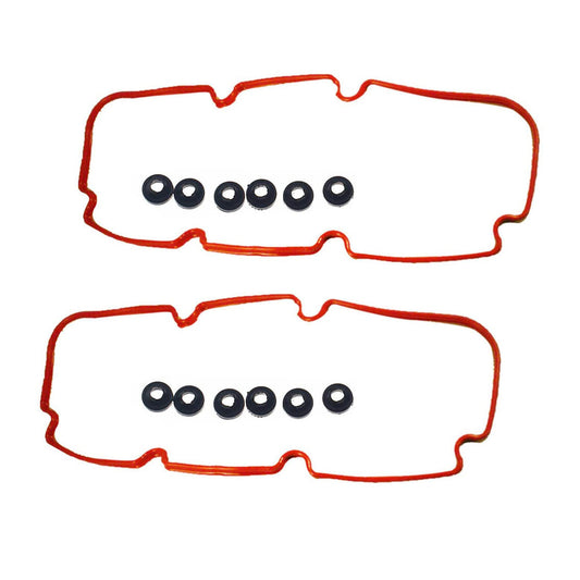 2x Valve Rocker Cover Gasket Sets Suitable For Holden Commodore V6 3.8 VS/VT/VX/VY