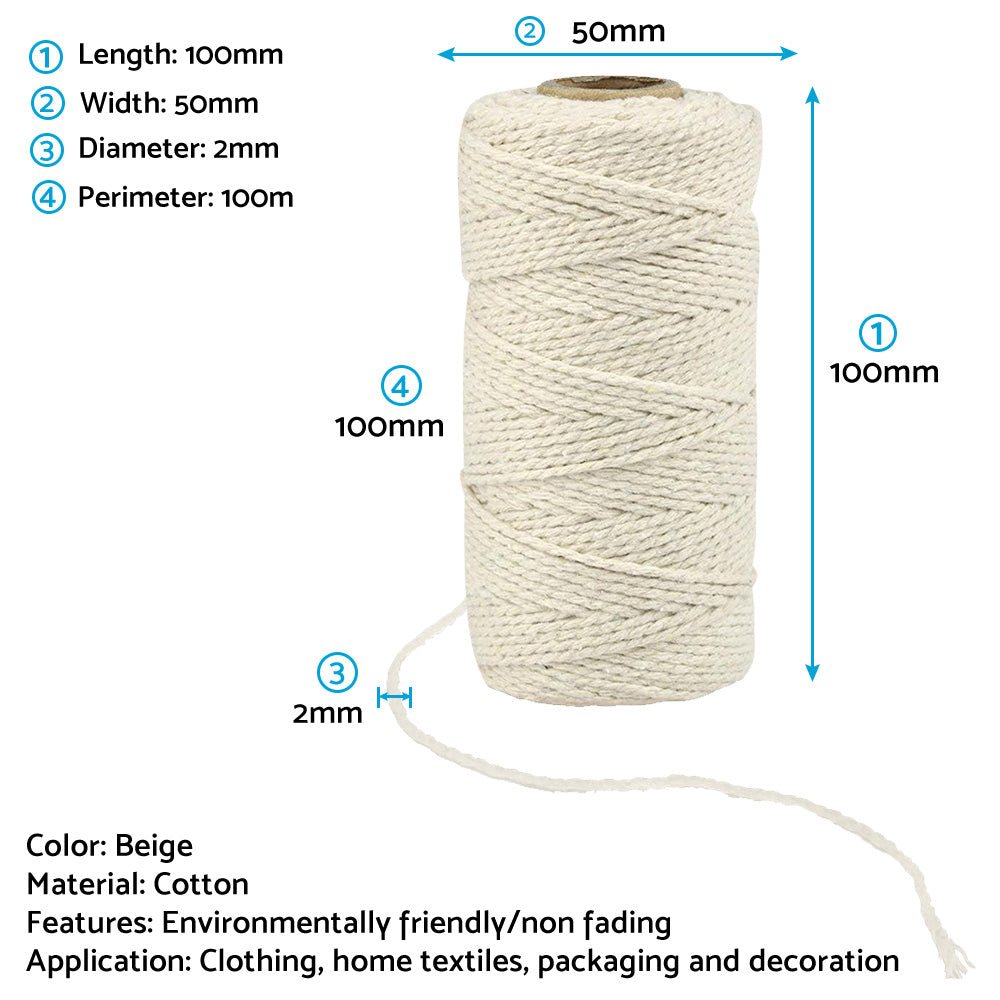 {{ Cotton Twine Natural Jute Twine Packing Twines Bakers Twine Gift Wrapping Crafts }} - Buy Car Parts Online at {{ Kaka Auto Parts }}.