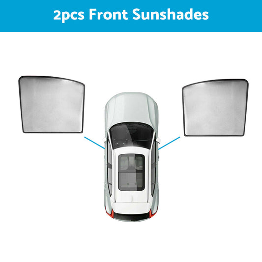 Magnetic Window Sun Shades 2x Suitable For Isuzu D-MAX 2nd Gen / Holden Colorado 2012-2020