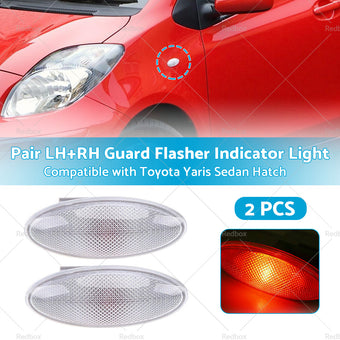 compare product 1 Pair Guard Flasher Indicator Light Lamp Suitable For Toyota RAV4 30 Series