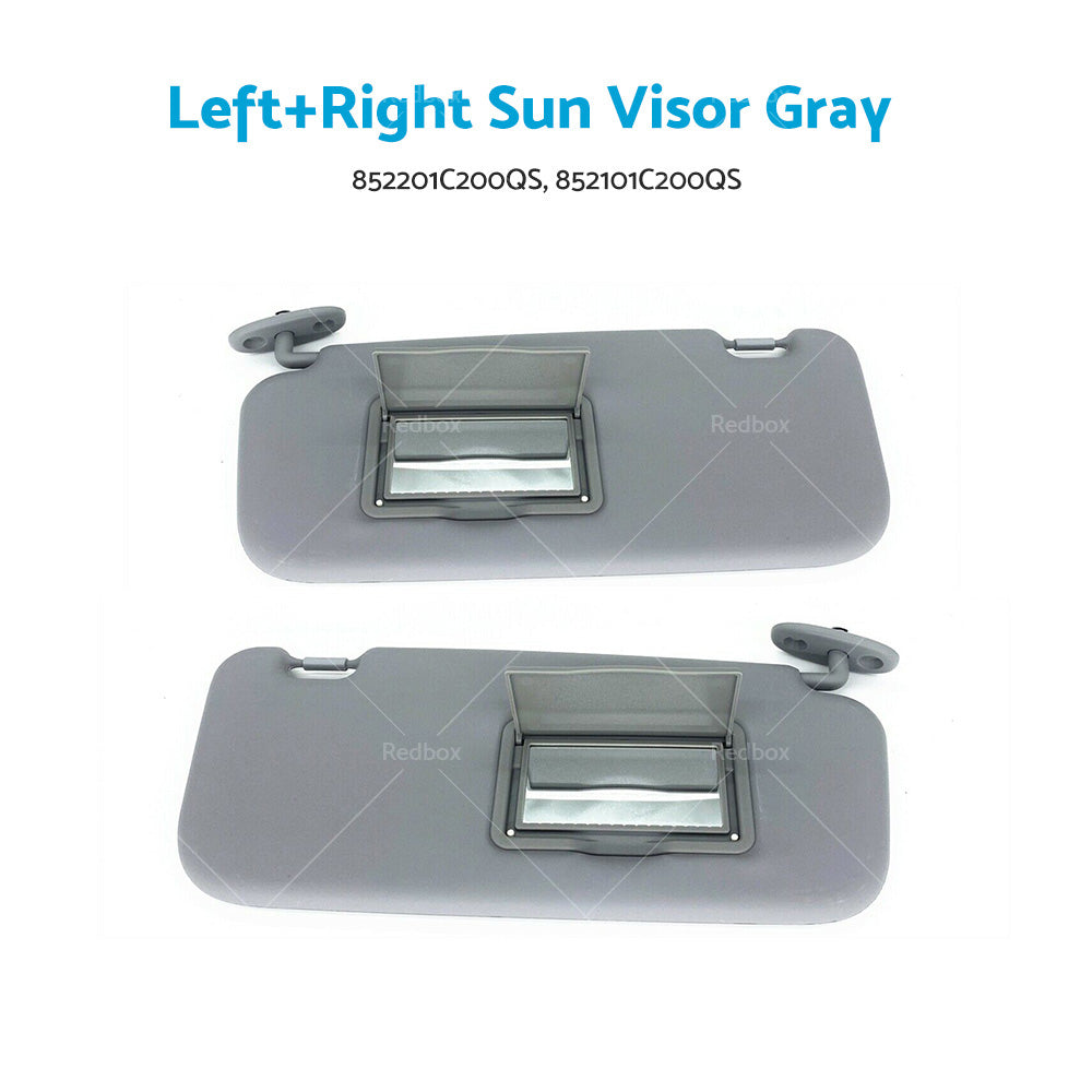 {{ Left Right Side Car Sun Visor Shade Suitable For Hyundai Getz 2002-2012 Grey }} - Buy Car Parts Online at {{ Kaka Auto Parts }}.