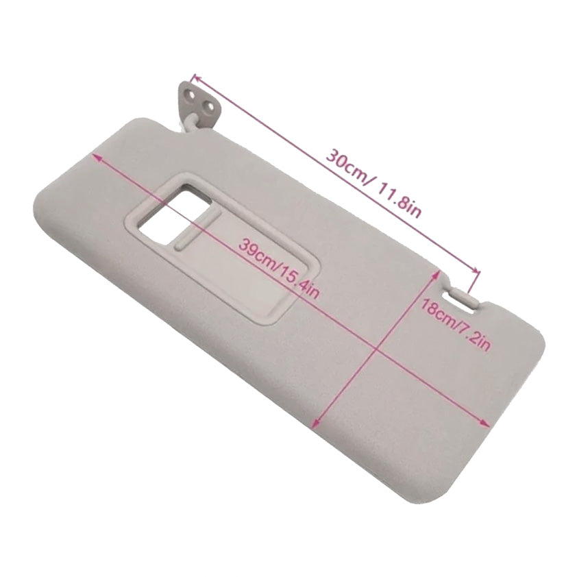 {{ Sun Visor Grey Left Suitable for Nissan Tiida C11 Hatch Passenger Side 2004-2012 }} - Buy Car Parts Online at {{ Kaka Auto Parts }}.
