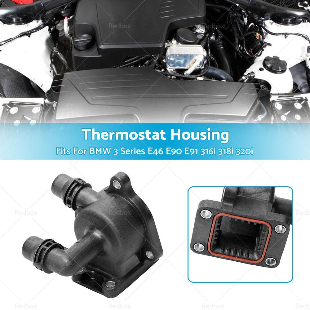 {{ Thermostat Housing Fits For BMW 3 Series E46 E90 E91 316i 318i 320i 11517506576 }} - Buy Car Parts Online at {{ Kaka Auto Parts }}.