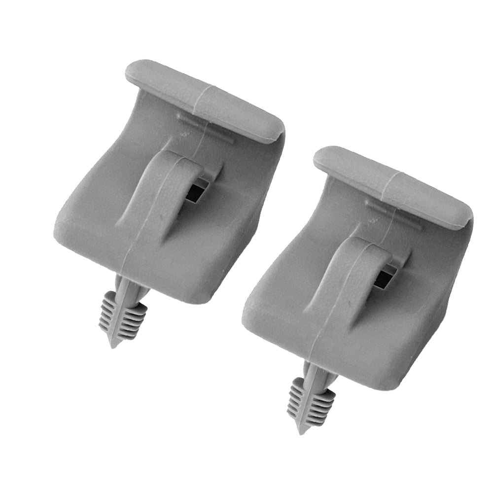 2x Sun Visor Clip Left & Right Side Suitable For Hyundai Getz 2002-2011 Grey 852351C300QS