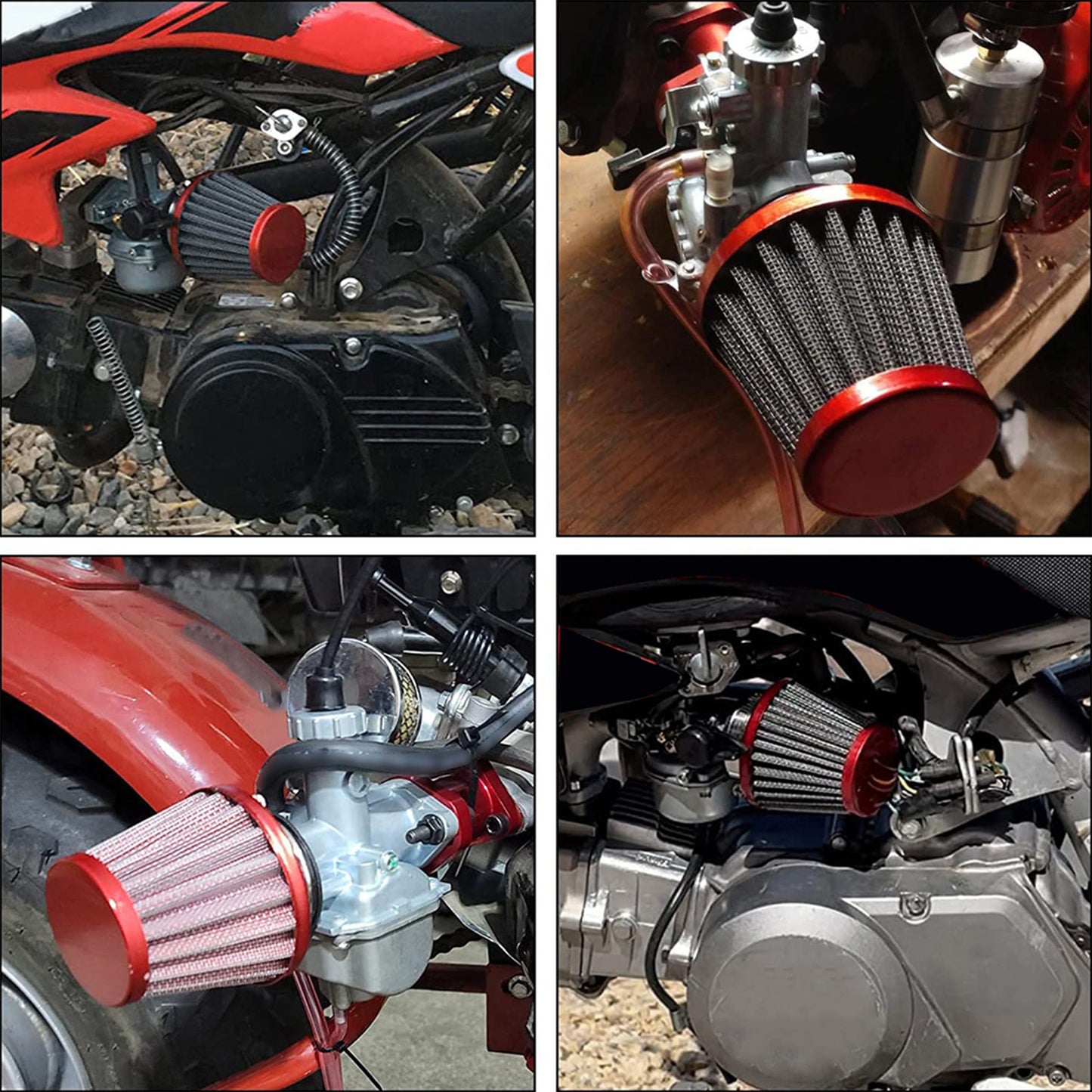 38mm Air Filter Pod Cleaner Suitable For 110cc / 125cc Motorcycle Pit Dirt Bike Engine