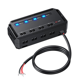 compare product 12V 20A Fuse Relay Box Kit With LED Indicator 4-Way Circuit 70cm Wiring Harness