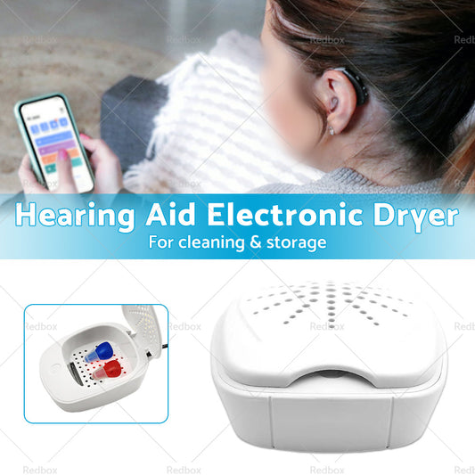 D-Dry+ Electronic Hearing Aid Dryer ¨C For Cleaning, Drying & Storing Hearing Aids