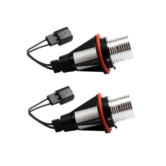 2x Angel Eyes LED Halo Ring Light Bulbs Error Free Suitable For BMW X5 E39 E53 E60 E61 E63