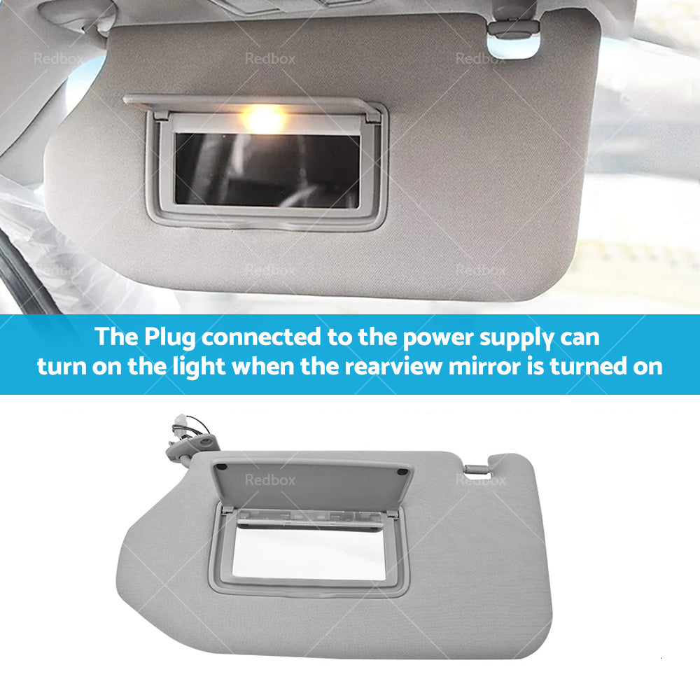 {{ RH LH Interior Sun Visor Shade Grey Fits For Nissan Pathfinder 13-18 R52 Wagon }} - Buy Car Parts Online at {{ Kaka Auto Parts }}.