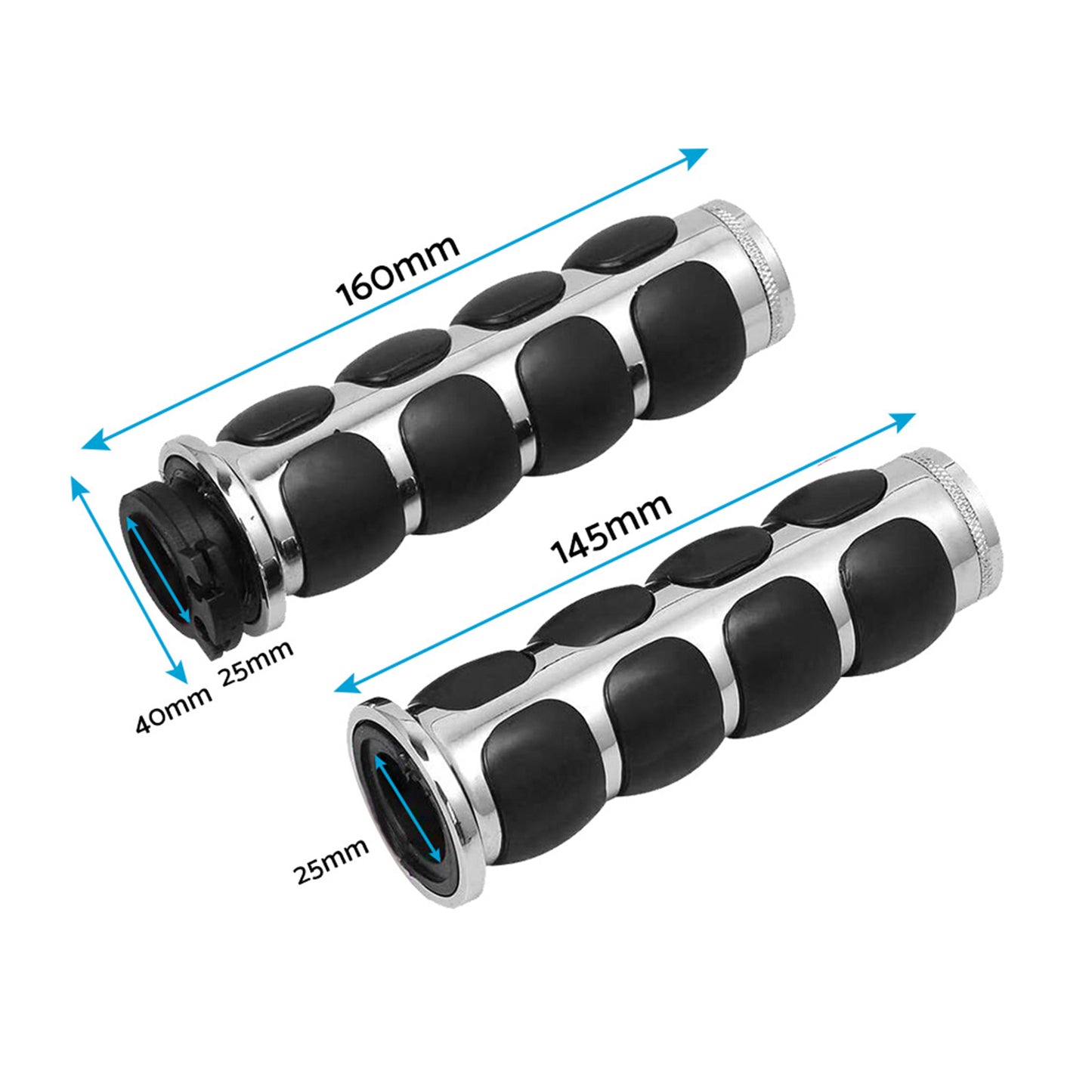 Handlebar Hand Grips Suitable For Harley Davidson Touring Sportster Dyna Softail