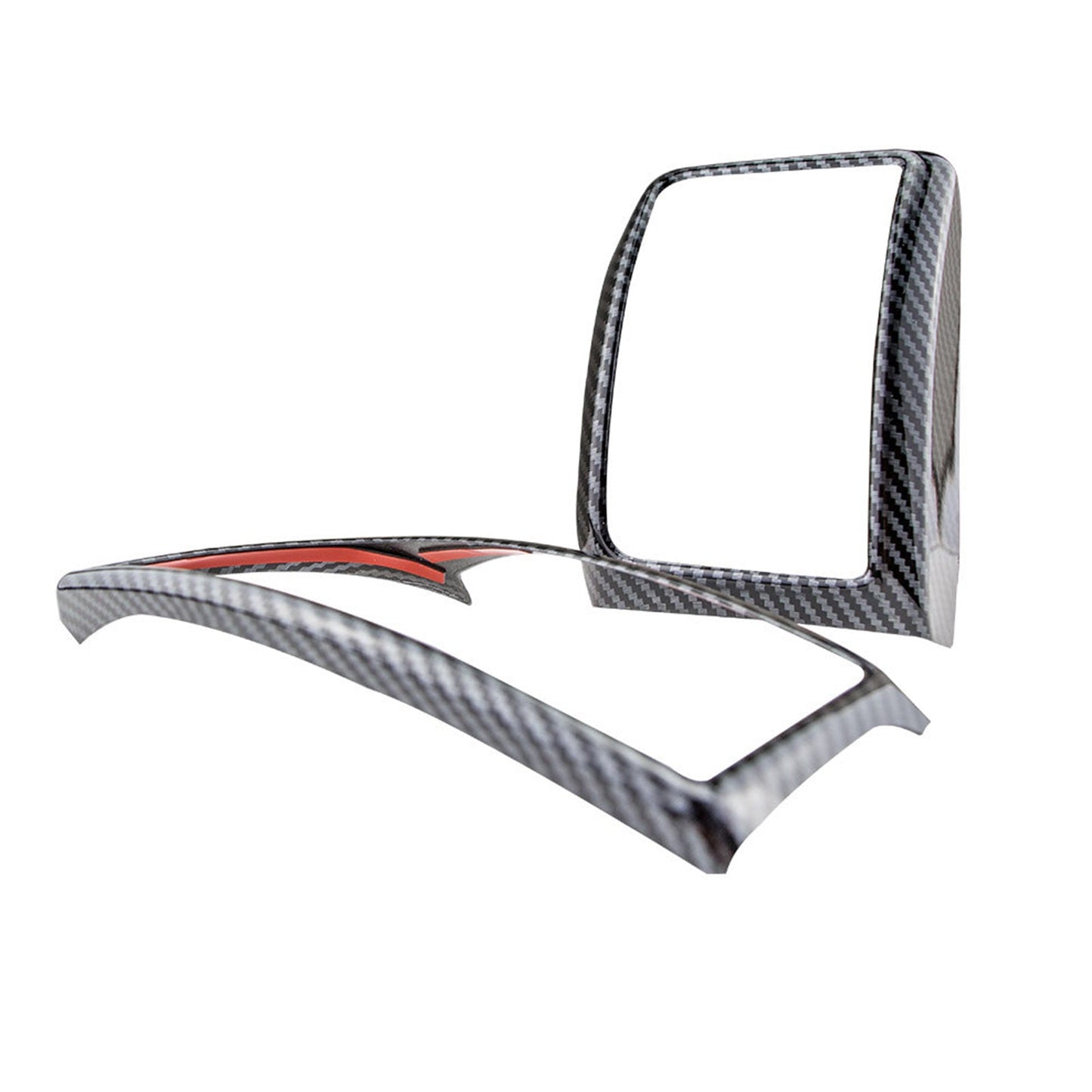 4x Carbon Fiber Color Air Outlet Frame Cover Trim Suitable For Ford Ranger 2015-2022