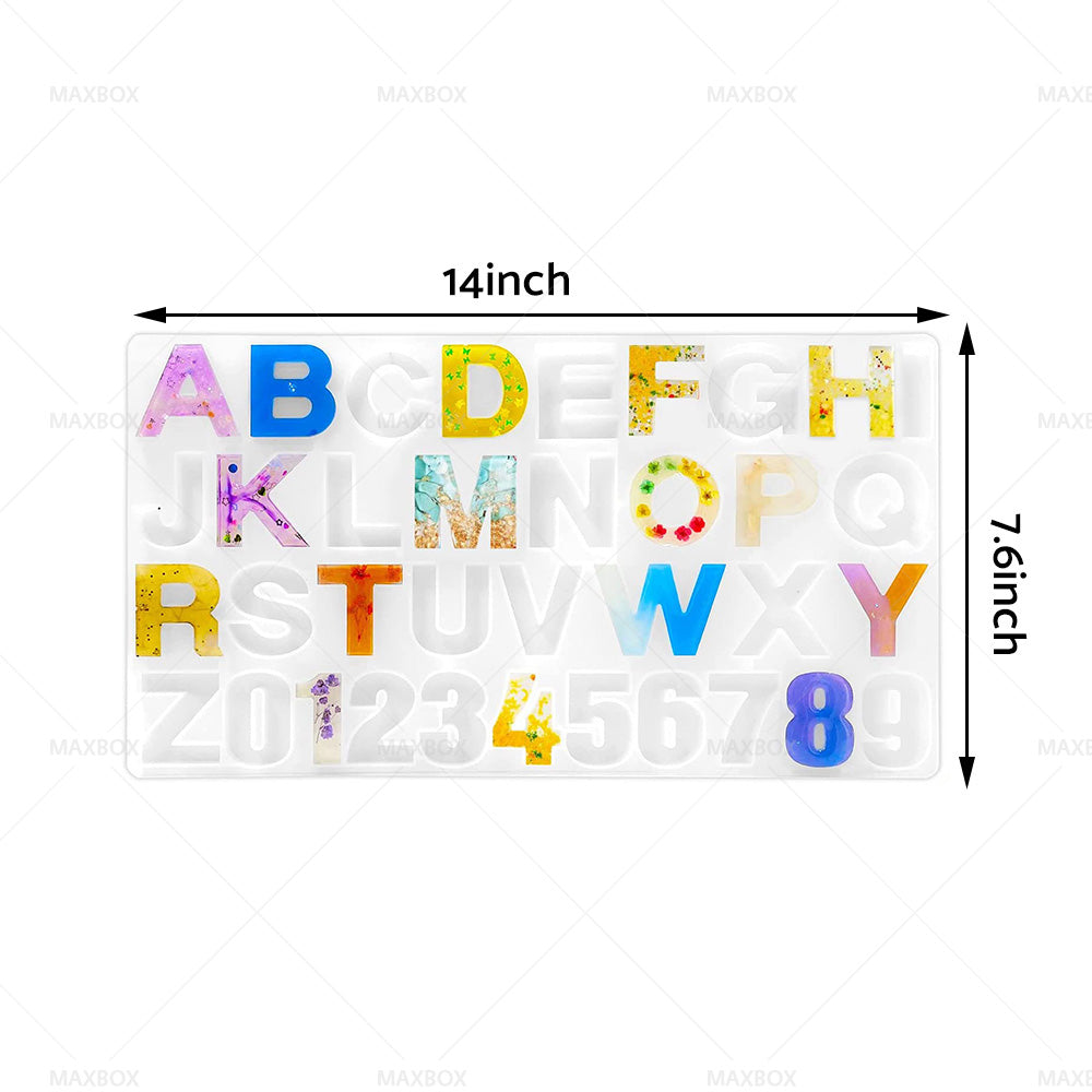 {{ Alphabet Epoxy Resin Mold Letter Number Silicone Mould Keychain Tassel Pin Vise }} - Buy Car Parts Online at {{ Kaka Auto Parts }}.