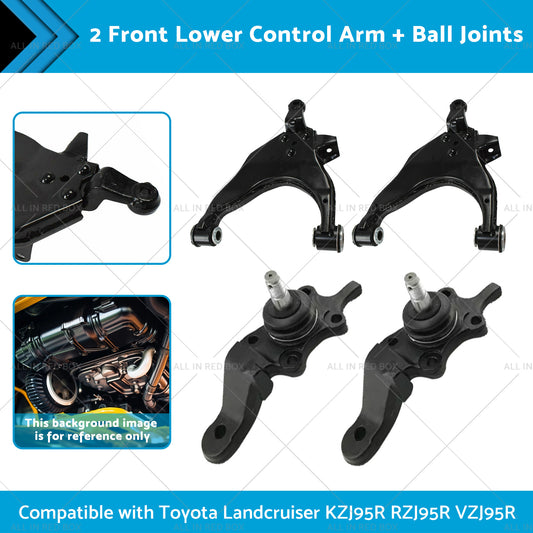 2 Lower Control ArmBall Joint Suitable for 96-03 Toyota Landcruiser KZJ95R