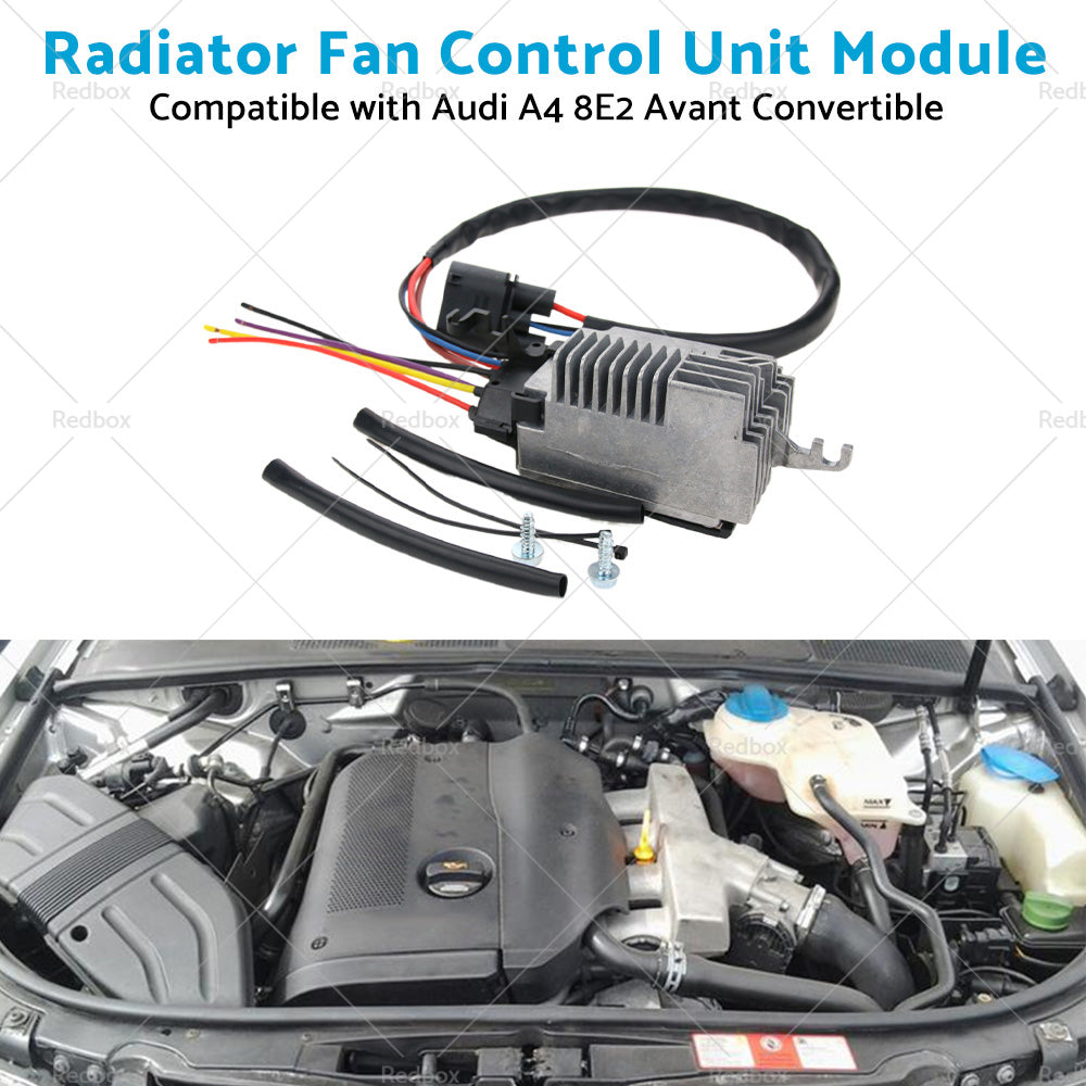 {{ Radiator Fan Control Unit Module Suitable for Audi A4 8E2 Avant Convertible }} - Buy Car Parts Online at {{ Kaka Auto Parts }}.