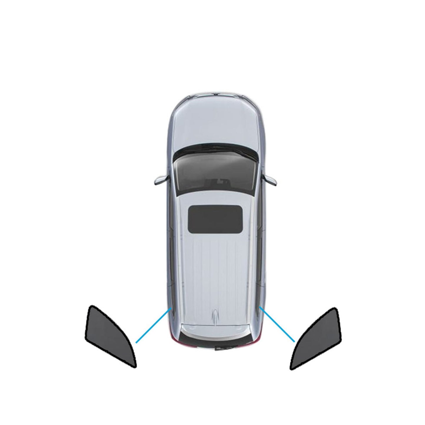 {{ Magnetic Mesh Sun Blind Shades Suitable for Audi Q5 FY 2017-2025 On Front Rear }} - Buy Car Parts Online at {{ Kaka Auto Parts }}.