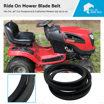 compare product Ride On Mower Blade Belt For 46 inch  Cut Husqvarna  and  Craftsman Mowers 532 40 51 43