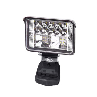 compare product 3in 18V LED Work Light Torch with 2x USB Ports Suitable For Makita Battery Camping/Flashlight