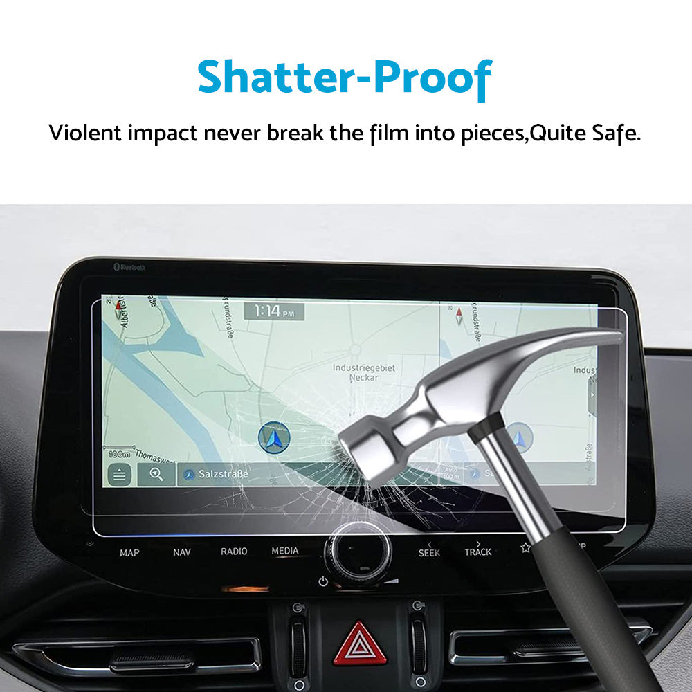 10.25-Inch Car Touch Screen Tempered Glass Protector Suitable For Hyundai i30 Sedan 2022