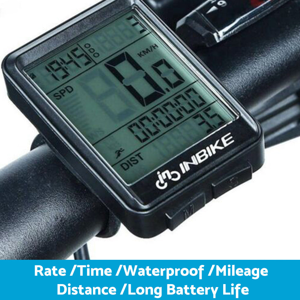 Wireless Mountain Bike Computer LCD Speedometer Odometer Suitable For Bicycle Waterproof
